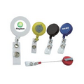 Round Retractable Badge Holder